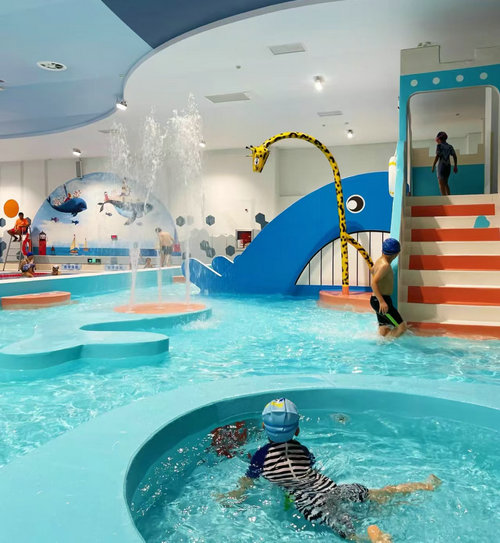 建湖儿童室内恒温水上乐园案例图